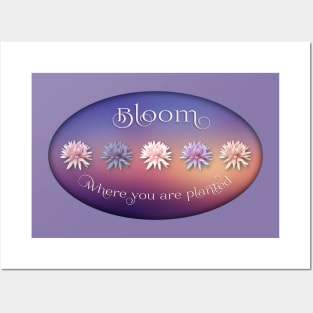 Bloom Where You Are Planted - Rhododendron Posters and Art